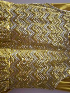 Embroidered Yellow Dress
