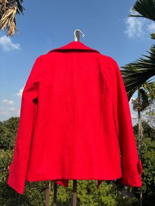 Red Peacoat Jacket