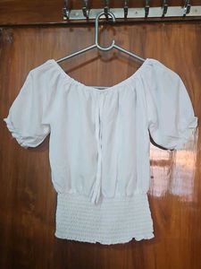 White crop Top