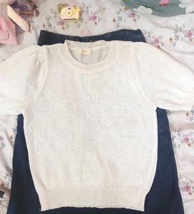 COMBOOO!!!COMBOOO!!!GRAB ASAPPP!! Top Denim Skirt