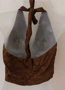 HALTER NECK CORSET TOP