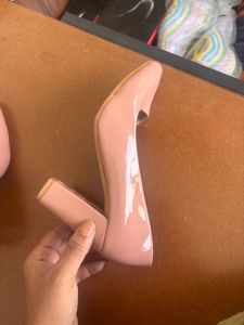 Pink Block Heels