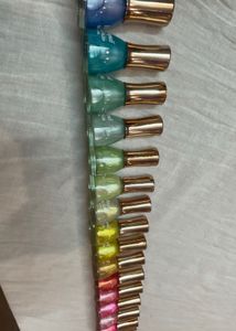 Pastel Coloured Sparkly Nail Paints
