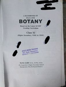 A Handbook Of Plus One Botany