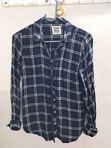DNMX Blue Plaid Shirt