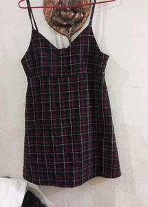 Plaid Mini Dress