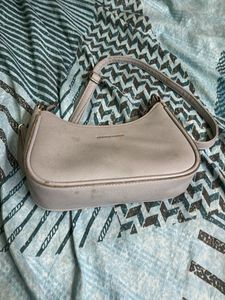 Trendy Light Grey Shoulder Bag – Everyday Casual &amp;