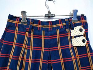 Plaid Pattern Skirt