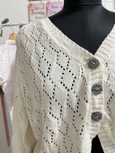 Crochet Knit Cardigan