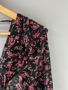 Floral Print Crop Top