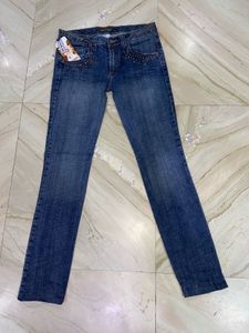 Embellished Flare Jeans