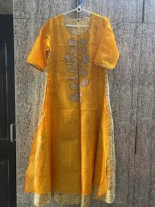 Cotton Organza Double Layer Dress