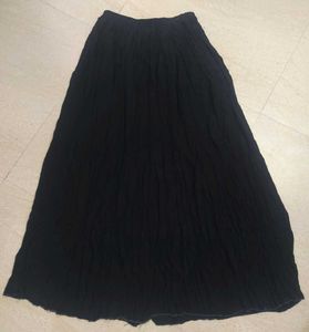 Flowy Black Ethnic Skirt