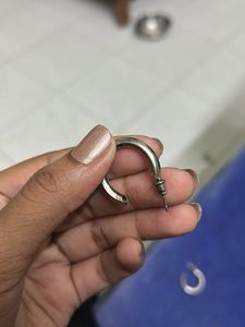 Silver Hoop Earrings