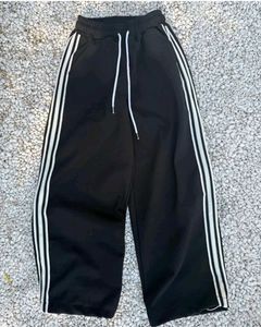 Striped Black Pants