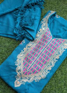 Salwar Kurta Set With Shawl