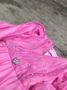 Vintage Pink Chiffon Dress