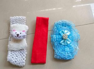 Set Of Three Headbands or Hair Bands