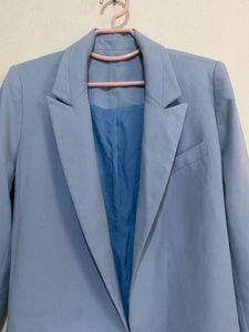 Blue Oversized Blazer
