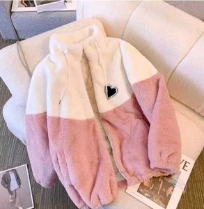 Cute Plush Heart Jacket