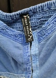 Cute Blue Floral Top - L Size