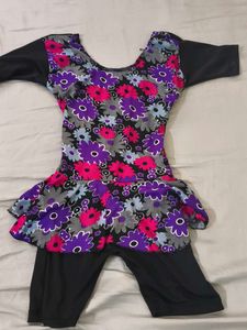 Girls Floral Swimsuit