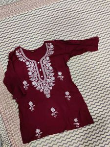 Embroidered Short Kurta
