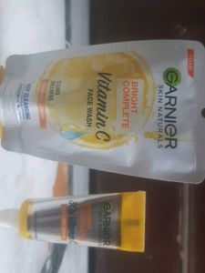 Garnier Bright Complete Face Wash And Serum