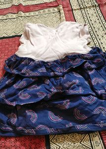 Pink And Blue Frock 3 Yr Old Kid