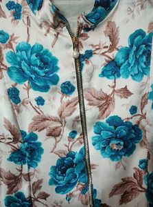 Women Fancy Front Open Long Jacket Style Tunic