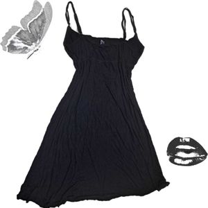 Black Lounge Slip Dress