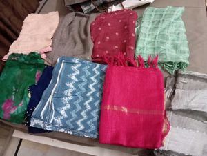 9 Piece Dupattas combo