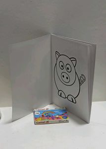 Kids Sketch Book &amp; Crayons Bundle Of 5 Set