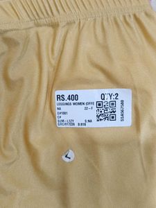 Gold LSize Lycra Legging