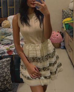 Sequins And Frill Barbie Skirt