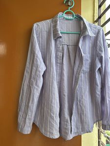 Striped Button-Down Shirt