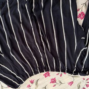 Striped Off-Shoulder Top