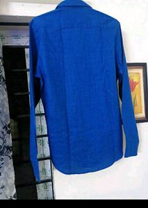 FINAL PRICE NEW RARE RABBIT Blue LINEN Shirt