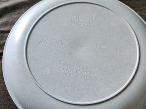 2 Dinner Plate+Bowl Set Food Grade Microwave Safe