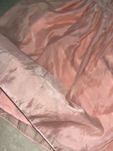 SASSAFRAS Pink Puff Sleeve Party Dress