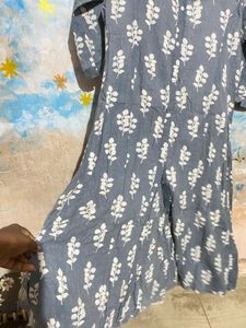 Floral Print Long Kurti