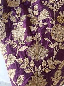 Embroidered Purple Waistcoat