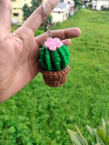 Cactus Keychain