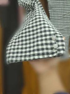 Checked Black &amp; White Shirt kurti pant