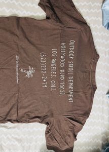 Brown Graphic T-Shirt