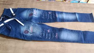 Cute Embroidered Jeans