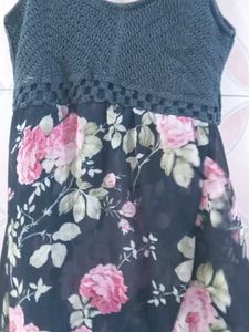 Really Pretty Long Floral Dress