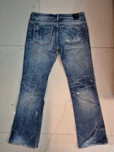 Vintage Low Rise Flared Jeans