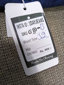😘G@13 Size-32 (Sale) Latest Ladies high waist Jea
