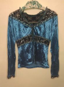 Velvet Embellished Jacket